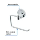 Portarrollo sin cubierta, cromo, FOSET AQUA 2