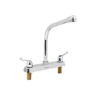 Mezcladora 8' fregadero cromo, cuello cobra, palanca, BASIC 1