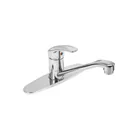 Monomando fregadero, ABS, cuello recto, BASIC 1