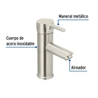 Monomando corto satín para lavabo, FOSET TÚBIG 2