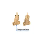 Juego llaves empotrar roscables,compresión,sin maneral FOSET 2