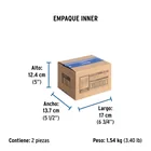 Juego llaves empotrar soldables, maneral acrílico, FOSET 6