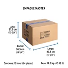 Juego llaves empotrar soldables, maneral acrílico, FOSET 7