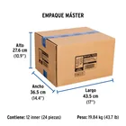 Juego llaves empotrar roscables, maneral acrílico, FOSET 6
