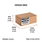 Sellador acrílico de 280 ml, transparente, TRUPER 3