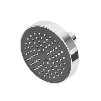 Regadera redonda de ABS 4-1/4' sin brazo, FOSET BASIC