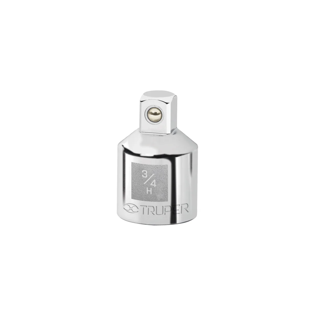 Adaptador para matraca de cuadro 3/4' a cuadro 1/2', TRUPER