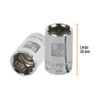 Dado de 11/16', 6 puntas, cuadro 1/2', TRUPER 3