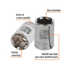 Dado de 3/4', 6 puntas, cuadro 1/2', TRUPER 2