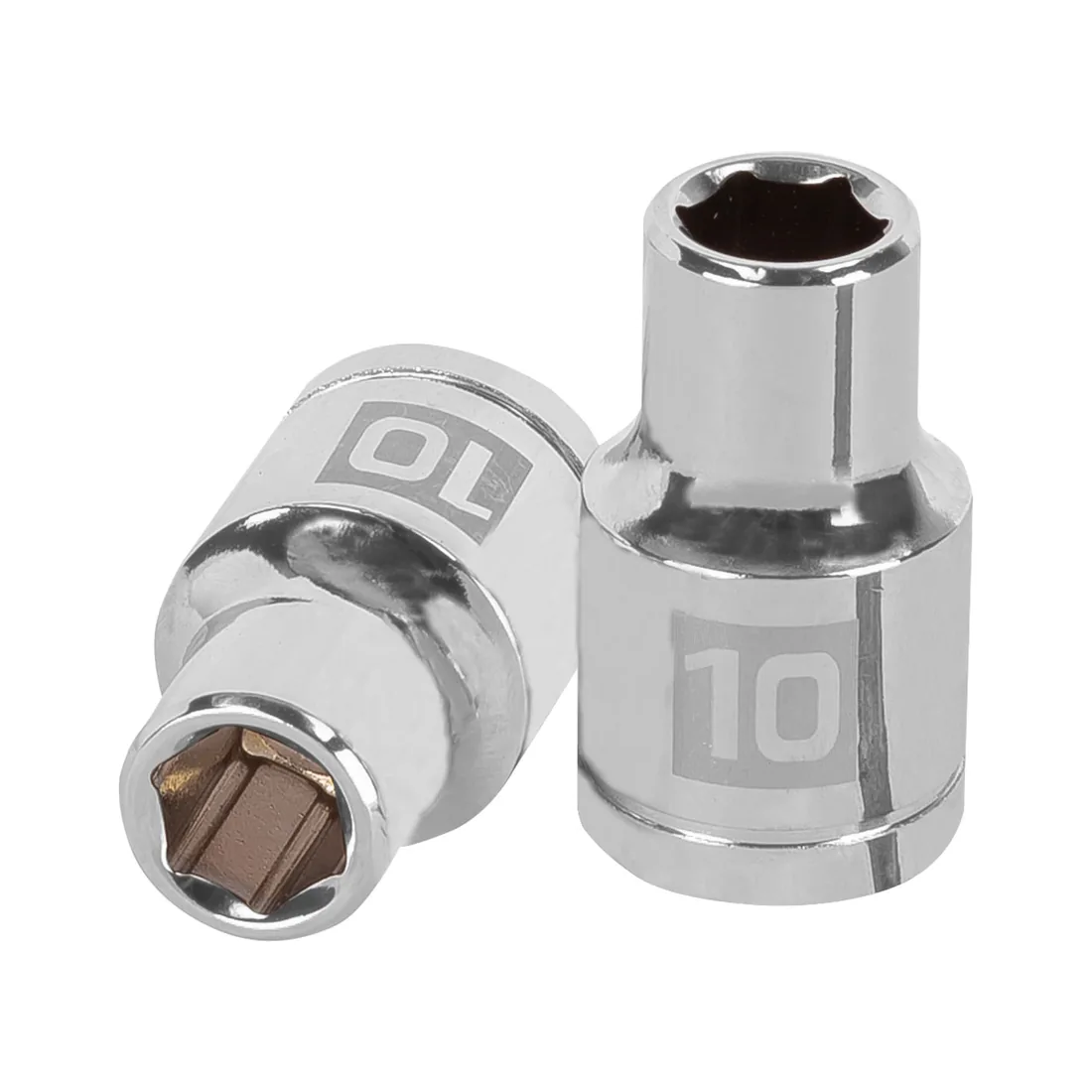 Dado de 10 mm, 6 puntas, cuadro 1/2', TRUPER