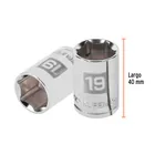 Dado de 19 mm, 6 puntas, cuadro 1/2', TRUPER 3