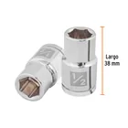 Dado de 1/2', 6 puntas, cuadro 1/2', TRUPER 3
