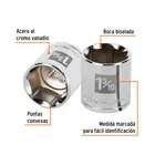 Dado de 1-3/16', 6 puntas, cuadro 1/2', TRUPER 2