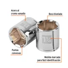 Dado de 1-1/4', 6 puntas, cuadro 1/2', TRUPER 2