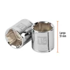 Dado de 1-1/4', 6 puntas, cuadro 1/2', TRUPER 3