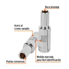 Dado largo de 3/8', 6 puntas, cuadro 1/2', TRUPER 2