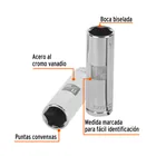 Dado largo de 11/16', 6 puntas, cuadro 1/2', TRUPER 2