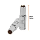 Dado largo de 11 mm, 6 puntas, cuadro 1/2', TRUPER 3
