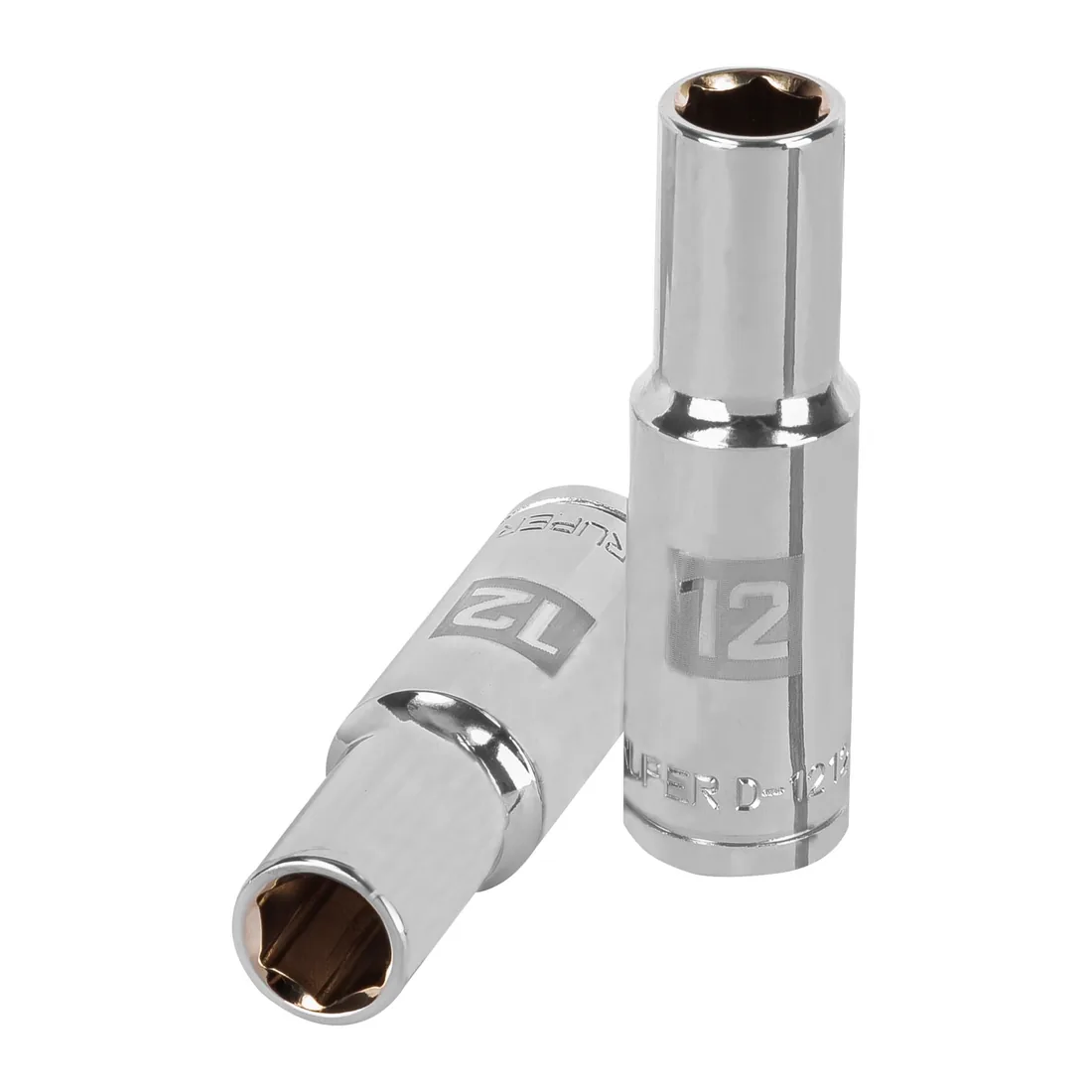 Dado largo de 12 mm, 6 puntas, cuadro 1/2', TRUPER