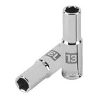 Dado largo de 13 mm, 6 puntas, cuadro 1/2', TRUPER 1