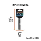 Dado largo de 14 mm, 6 puntas, cuadro 1/2', TRUPER 5