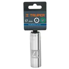 Dado largo de 17 mm, 6 puntas, cuadro 1/2', TRUPER 4