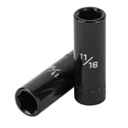 Dado largo impacto de 11/16', 6 puntas, cuadro 1/2', TRUPER 1
