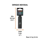 Dado largo cuadro 1/2' de impacto 6 puntas de 17 mm, TRUPER 5