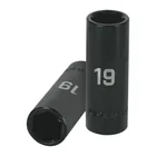 Dado largo cuadro 1/2' de impacto 6 puntas de 19 mm, TRUPER 1