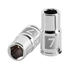 Dado de 7 mm, 6 puntas, cuadro 1/4', TRUPER 1