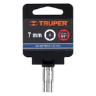 Dado de 7 mm, 6 puntas, cuadro 1/4', TRUPER 4
