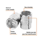 Dado de 1-3/16', 6 puntas, cuadro 3/4', TRUPER 2