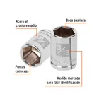 Dado de 9/16', 6 puntas, cuadro 3/8', TRUPER 2
