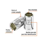 Dado de 12 mm, 6 puntas, cuadro 3/8', TRUPER 2