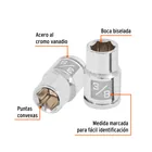 Dado de 3/8', 6 puntas, cuadro 3/8', TRUPER 2