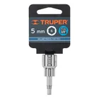 Dado punta hexagonal de 5 mm, cuadro 3/8', TRUPER 4