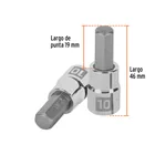 Dado punta hexagonal de 10 mm, cuadro 3/8', TRUPER 3