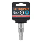 Dado punta hexagonal de 3/8', cuadro 3/8', TRUPER 4