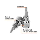 Dado punta torx T-25, cuadro 3/8', TRUPER 2