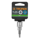 Dado punta torx T-25, cuadro 3/8', TRUPER 4