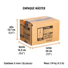 Dado punta torx T-30, cuadro 3/8', TRUPER 7
