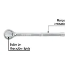Matraca cuadro 1/2' liberación rápida cabeza redonda, PRETUL 2