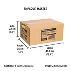 Juego de 6 desarmadores mango de PVC, PRETUL 8