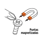Desarmador de cruz 1/4' x 6' mango de acetato, TRUPER 2