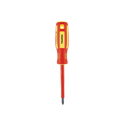 Desarmador dieléctrico de cruz 1/4' x 4', TRUPER