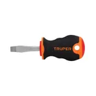Desarmador plano 1/4' x 1-1/2' mango Comfort Grip, TRUPER 1
