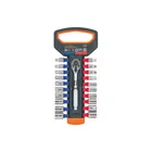 Juego de dados mm y std con matraca, cuadro 1/4', TRUPER 1