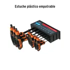 Juego 8 llaves hexagonales std extralarga mango T,punta bola 5