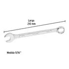 Llave combinada 11/16' x 210 mm de largo, PRETUL 3