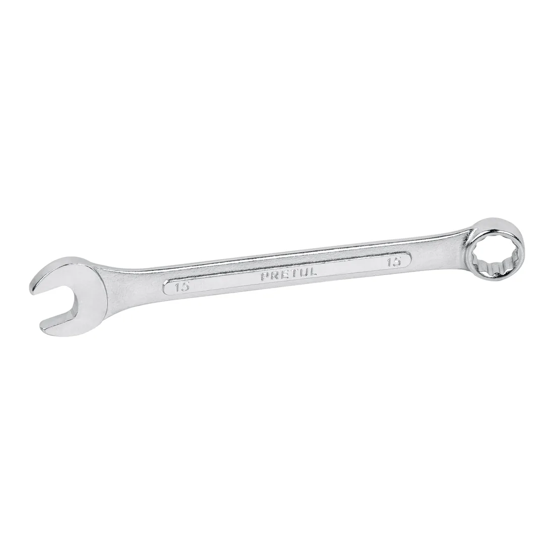 Llave combinada 15 mm x 190 mm de largo, PRETUL